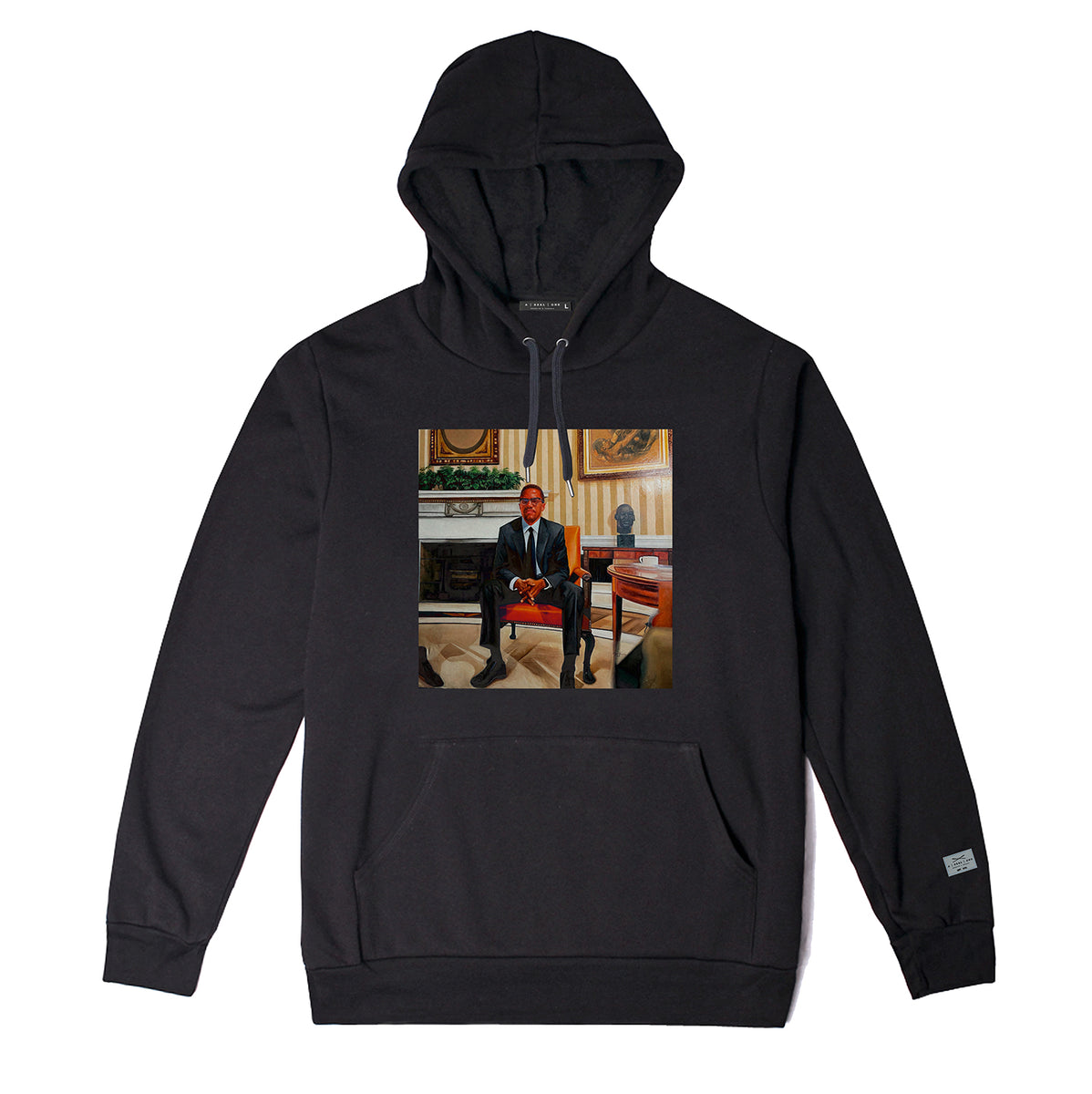 Limited Edition Malcolm X Hoodie - 100% Organic (BLACK) – A Real One